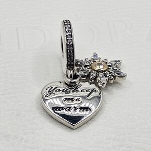 ❤️Authentic Pandora HEART DANGLE with 14k GOLD🎁